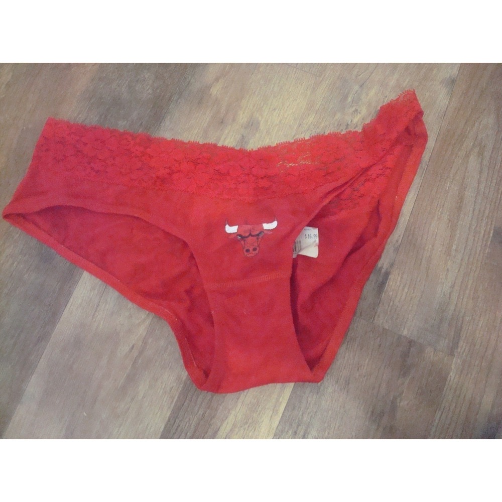 CHICAGO‎ BULLS PANTIES PANTYS WOMENS LARGE     DEADSTOCK  VINTAGE ST4